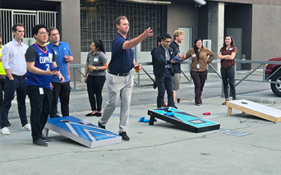 JAMA at the DBIA cornhole Tournament!